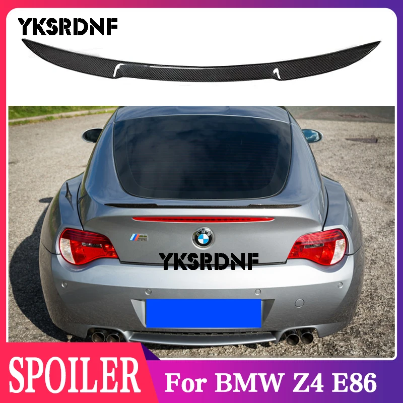 Спойлер на заднее крыло из углеродного волокна E86 2005 2006 2007 2008 для BMW Z4