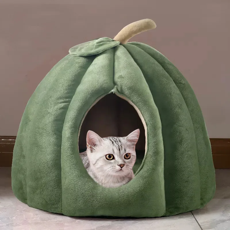 Cat Kennel Winter Warm Fully Enclosed Comfortable Sleeping House Pumpkin Cat Nest Pet Bed Supplies
Cat Kennel Winter Warm Fully Enclosed Comfortable Sleeping House Pumpkin Cat Nest Pet Bed Supplies