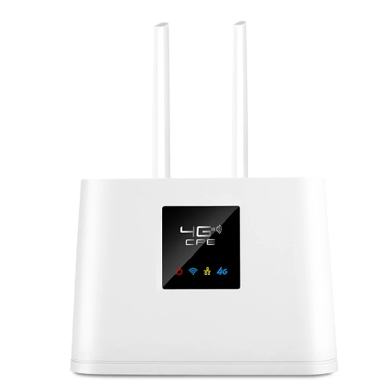4G Wifi Router Unlocked 4G SIM ROUTER With Slot 150Mbps Wireless Router 2PCS External Antennas WAN/LAN Port (EU Plug)
4G Wifi Router Unlocked 4G SIM ROUTER With Slot 150Mbps Wireless Router 2PCS External Antennas WAN/LAN Port (EU Plug)