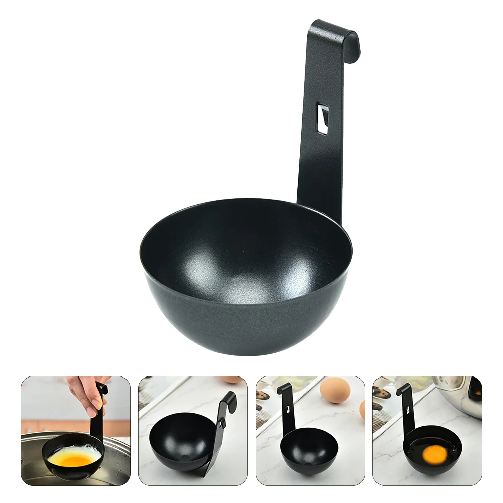 

2 Pcs Egg Boiler Microwave Spoon Holder Boiled Container Spoons Stainless Steel Cooker Tools Eggs Kitchen Steaming Supplies