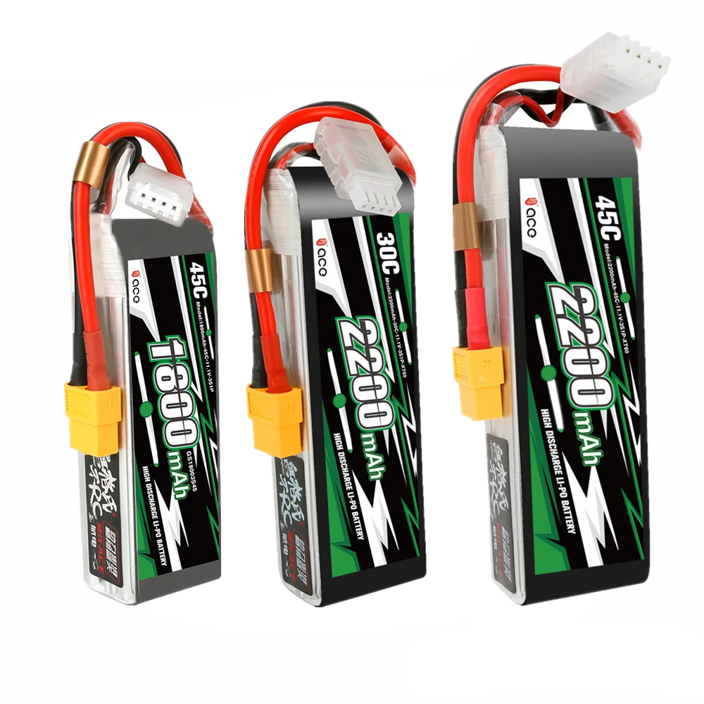 

Gens ace RFLY 1800mAh 2000mAh 2200mAh 2S 3S 4S 7.4V 11.1V 20C 30C 45C Lipo Battery with T/XT60 Plug for FPV RC Drone