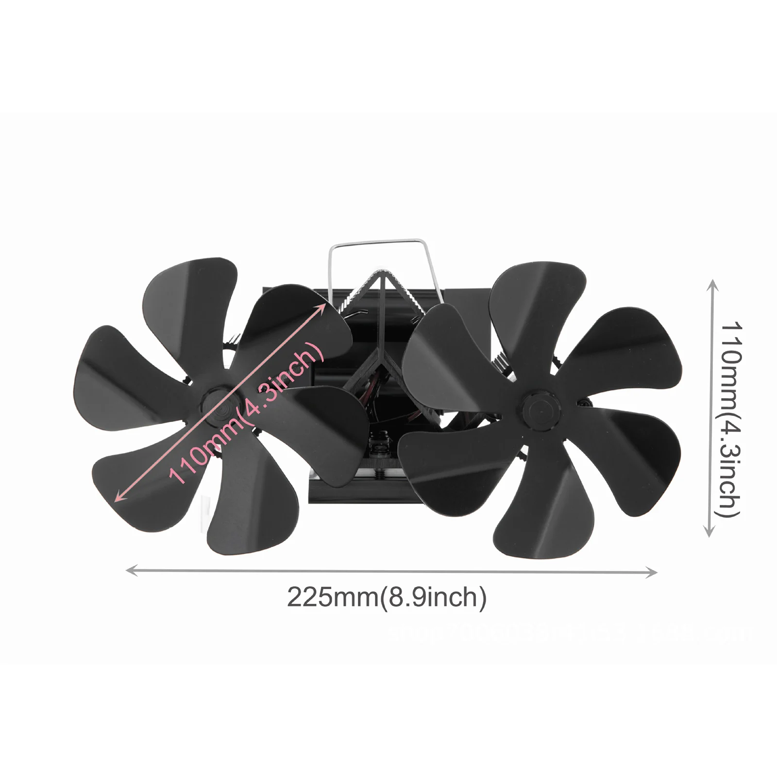 Home Improvement Fireplace Fan 1 Set Aluminum Blade Fireplace Fan Double Heads Thermoelectric Module Wall Mounted
Home Improvement Fireplace Fan 1 Set Aluminum Blade Fireplace Fan Double Heads Thermoelectric Module Wall Mounted