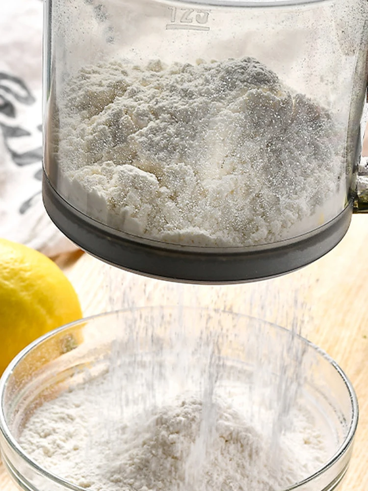 Baking Flour Sifter Hand-Screened Press Flour Sieve Powder Flour Mesh Sifter Flour Powdered Sugar Sifter Baking Kitchen Gadgets
Baking Flour Sifter Hand-Screened Press Flour Sieve Powder Flour Mesh Sifter Flour Powdered Sugar Sifter Baking Kitchen Gadgets