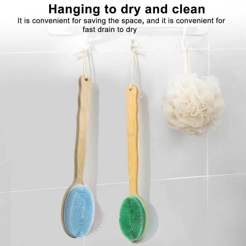 Silicone Body Brush Gentle Easy-to-clean Silicone Back Scrubber Brushes for Shower Bath Long Handle Lathers Easily Long Lasting
Silicone Body Brush Gentle Easy-to-clean Silicone Back Scrubber Brushes for Shower Bath Long Handle Lathers Easily Long Lasting