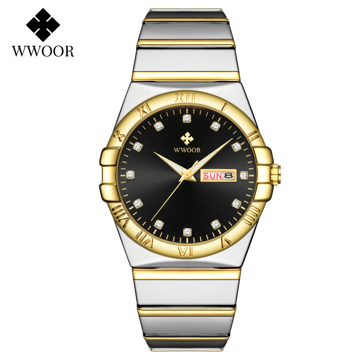 WWOOR 2023 Top Brand Luxury Stainless Steel Quartz Men's Watches Waterproof Men Wristwatches Fashon Male Clock Relogio Masculino
WWOOR 2023 Top Brand Luxury Stainless Steel Quartz Men's Watches Waterproof Men Wristwatches Fashon Male Clock Relogio Masculino