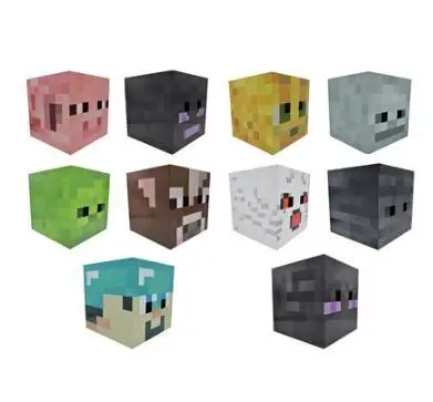 Mining Pixel game party cosplay headgear enderman little black creeper fear Steve carton props game surrounding
Mining Pixel game party cosplay headgear enderman little black creeper fear Steve carton props game surrounding