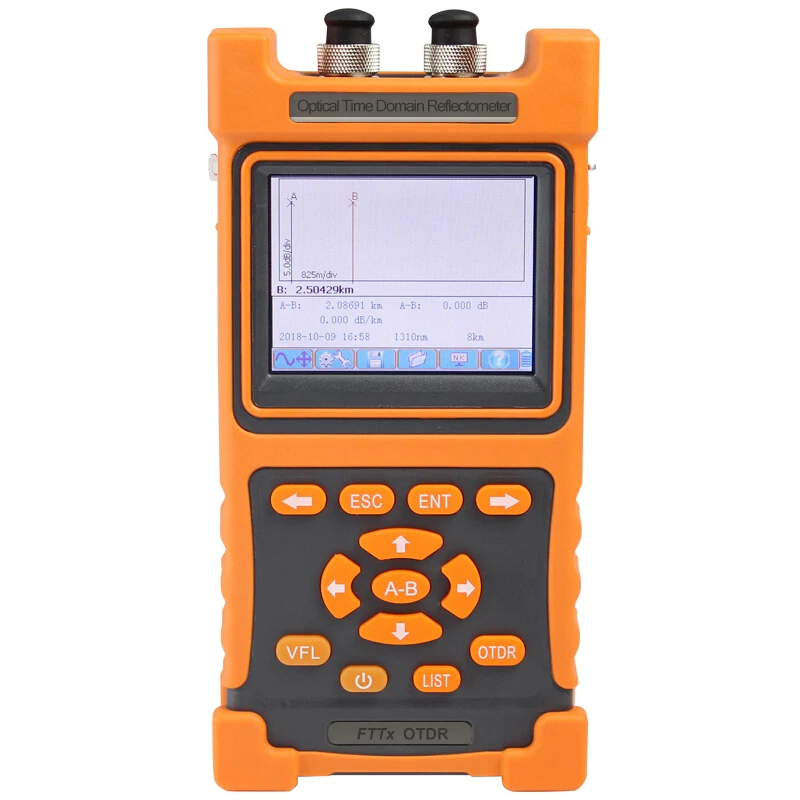 New BT-PON Hot Sale NK2000 Single Mode FTTX FTTH 1310 1550nm 80km Mini Pon Handheld Fiber Otdr Machine
New BT-PON Hot Sale NK2000 Single Mode FTTX FTTH 1310 1550nm 80km Mini Pon Handheld Fiber Otdr Machine