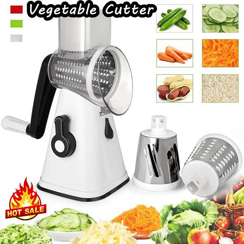 Kitchen Cheese Chopper Cutter Vegetables Food Processor Slicer Shredder Gadget Mandoline Rotary Vegetable Grater Slicer Fruit
Kitchen Cheese Chopper Cutter Vegetables Food Processor Slicer Shredder Gadget Mandoline Rotary Vegetable Grater Slicer Fruit