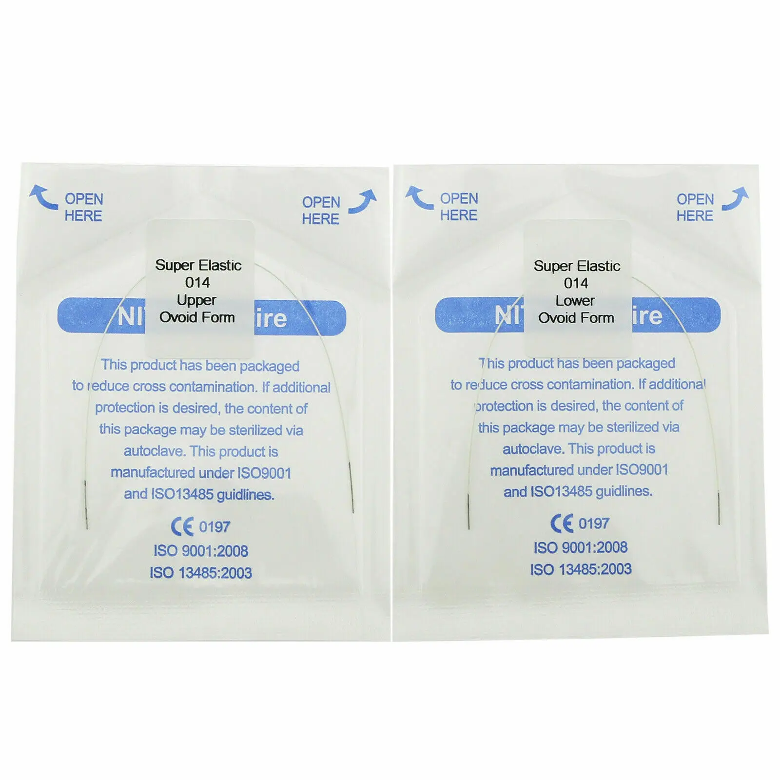10~100pack 014 Dental Orthodontic Niti White Color Arch Wire Ceramic Brackets Archwires UL
10~100pack 014 Dental Orthodontic Niti White Color Arch Wire Ceramic Brackets Archwires UL