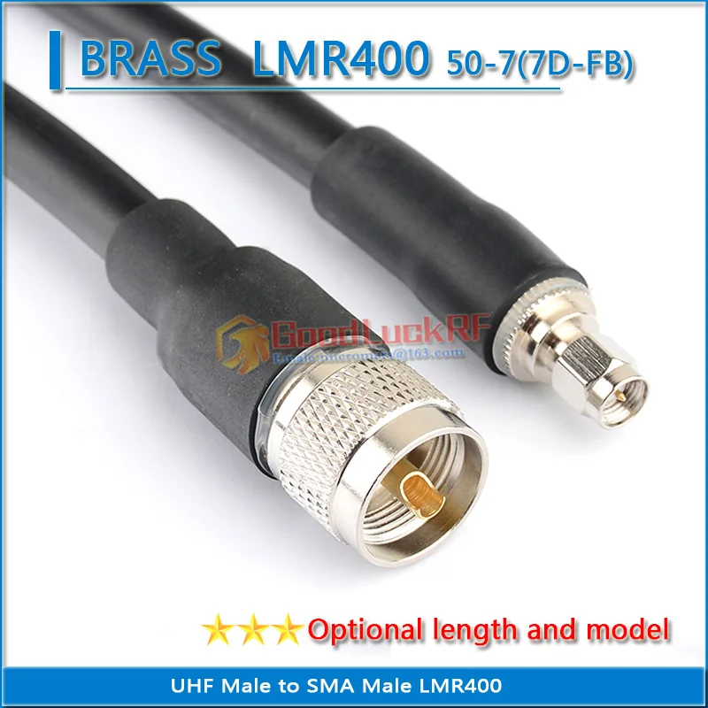 PL259 SO239 PL-259 SO-239 UHF Male to SMA Male Coaxial Pigtail Jumper LMR400 RG8 RG8U RG8/U SYWV50-7 7D-FB extend Cable 50 ohm 
PL259 SO239 PL-259 SO-239 UHF Male to SMA Male Coaxial Pigtail Jumper LMR400 RG8 RG8U RG8/U SYWV50-7 7D-FB extend Cable 50 ohm