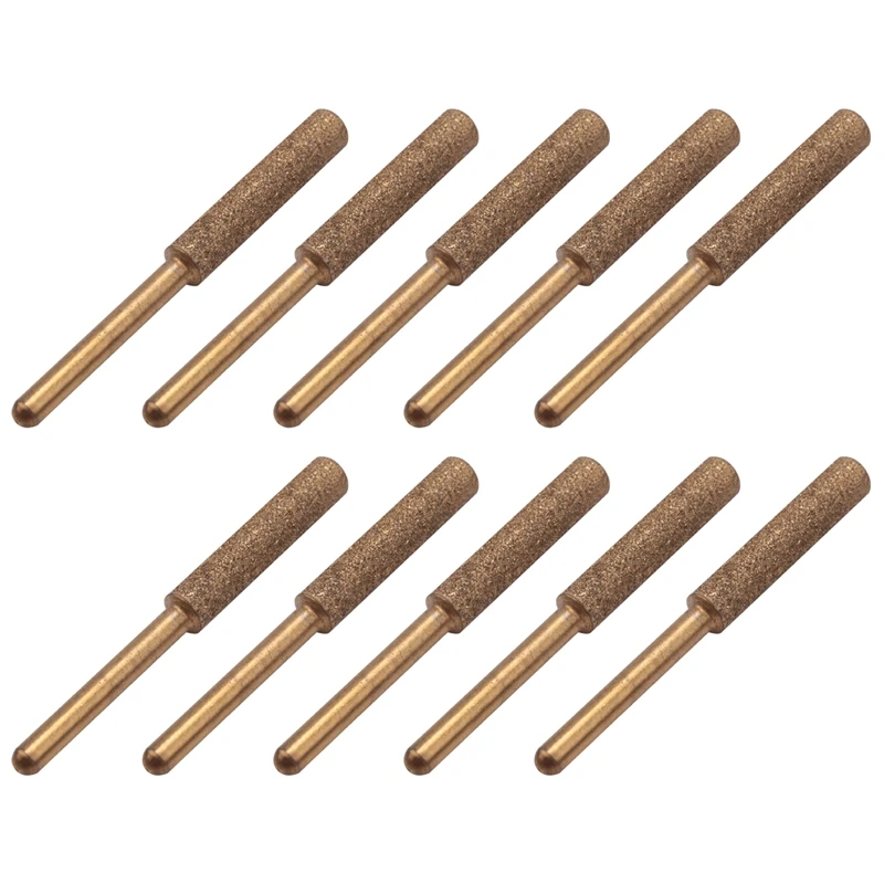 Electric Chainsaw Chain Sharpener Kit, 10Pc Titanium Plated Diamond Sharpening Wheels, High Hardness 3/16Inch Files
Electric Chainsaw Chain Sharpener Kit, 10Pc Titanium Plated Diamond Sharpening Wheels, High Hardness 3/16Inch Files
