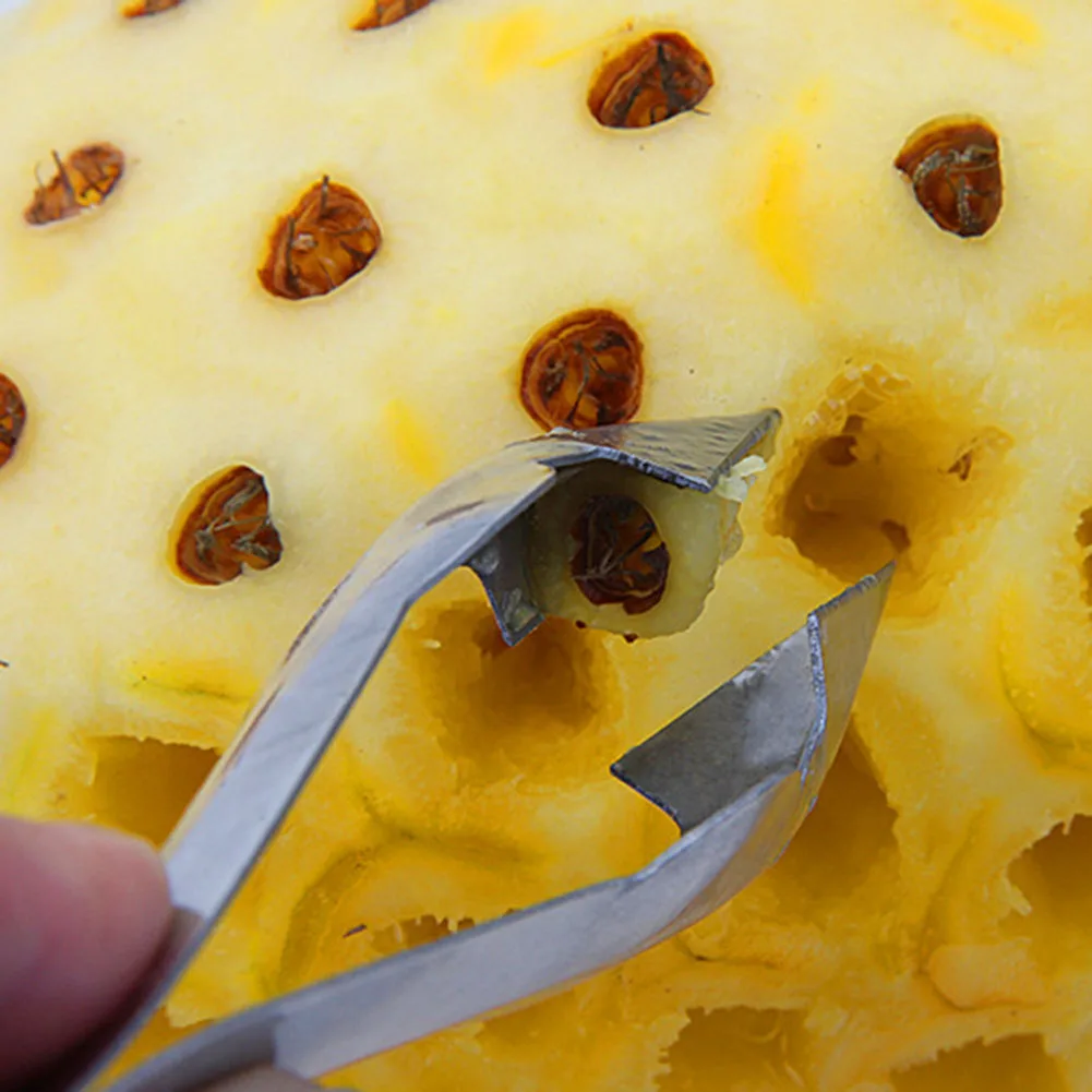 Pineapple Eye Peeler Stainless Steel Remover Cutting Clip 2 In 1 Combo Kitchen Knife Gadgets Pineapple Slicer Clips
Pineapple Eye Peeler Stainless Steel Remover Cutting Clip 2 In 1 Combo Kitchen Knife Gadgets Pineapple Slicer Clips