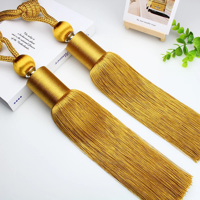 One Pair Modern Solid Bandages Tieback Straps Tassel Curtain Accessories Wall Hook Hanging Ball Ears 086#D
One Pair Modern Solid Bandages Tieback Straps Tassel Curtain Accessories Wall Hook Hanging Ball Ears 086#D