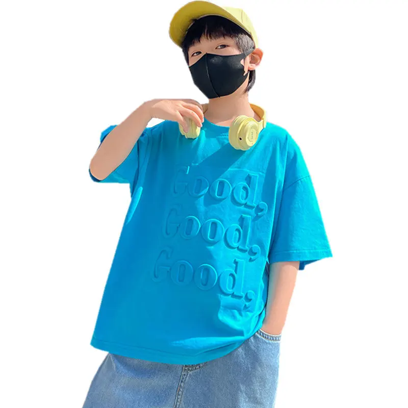 Korean Children's Clothing Summer 2022 Short Sleeve T-Shirt for Boys Letter Pattern O-Neck Casual Tshirt Kids Blue Pink Tees Top
Korean Children's Clothing Summer 2022 Short Sleeve T-Shirt for Boys Letter Pattern O-Neck Casual Tshirt Kids Blue Pink Tees Top