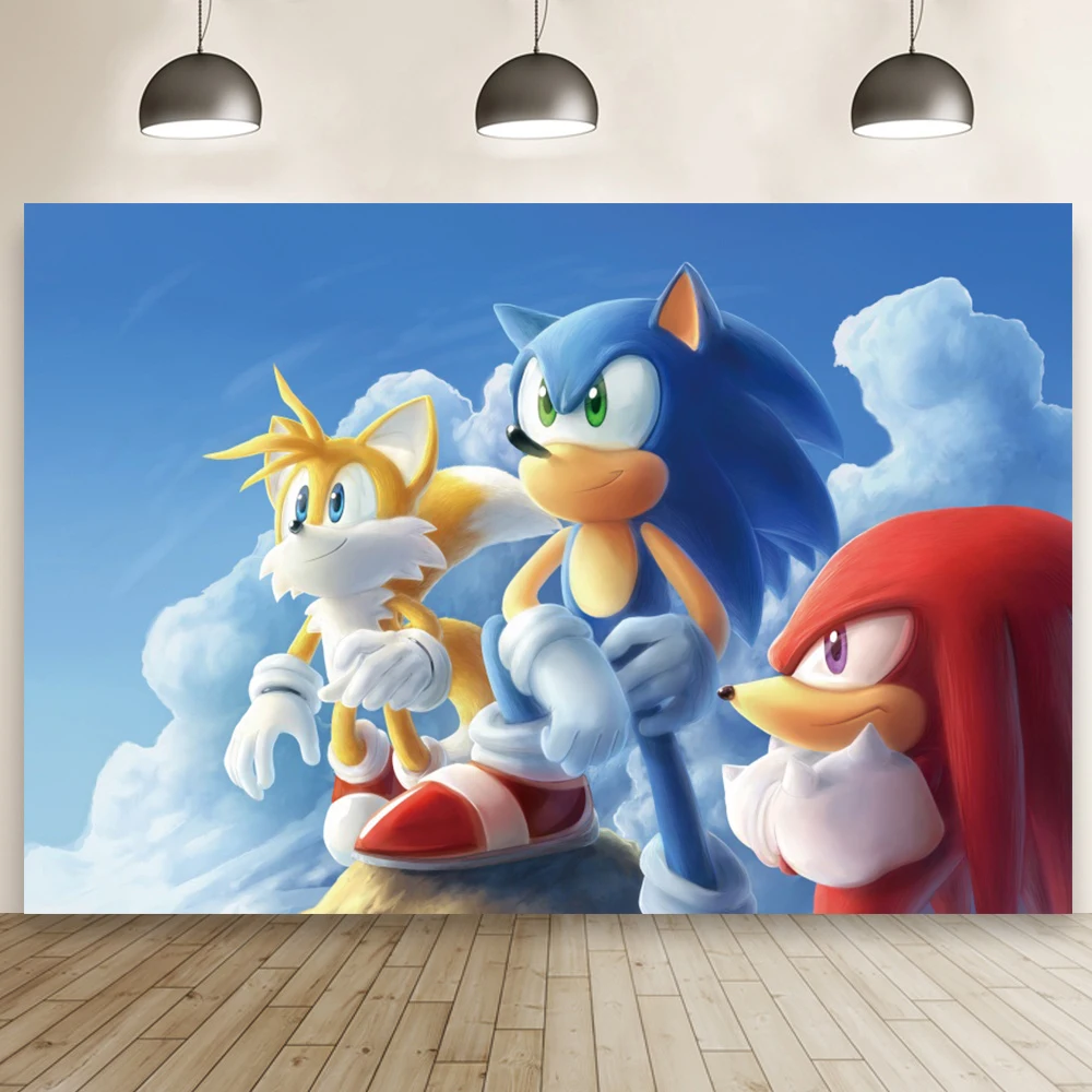 Blue Superhero Sonic with Lightning Backdrop Cartoon Children Birthday Decoration Baby Shower Party Studio Photography Poster
Blue Superhero Sonic with Lightning Backdrop Cartoon Children Birthday Decoration Baby Shower Party Studio Photography Poster