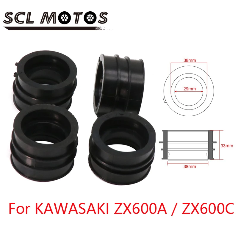 SCL MOTOS Motorcycle Carburetor Intake Manifold Boot Interface Adapter For KAWASAKI ZX600A Ninja 600R ZX600C GPX 600R Ninja 600R
SCL MOTOS Motorcycle Carburetor Intake Manifold Boot Interface Adapter For KAWASAKI ZX600A Ninja 600R ZX600C GPX 600R Ninja 600R
