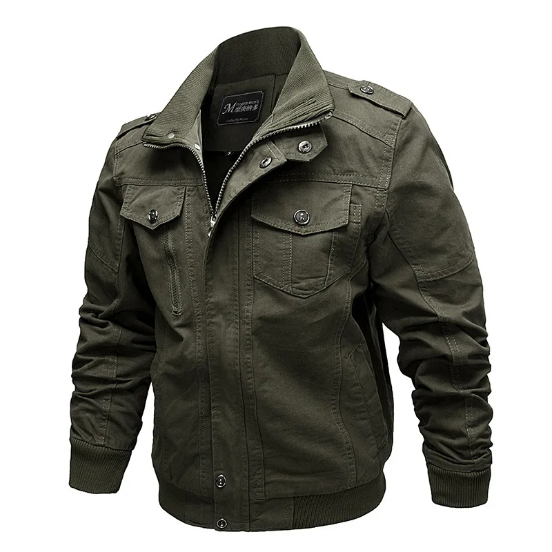 2023 Plus Size Military Bomber Coats Men Spring Autumn Casual Multi-pocket Pilot Clothing Male Army Cargo Flight Men's Jackets
2023 Plus Size Military Bomber Coats Men Spring Autumn Casual Multi-pocket Pilot Clothing Male Army Cargo Flight Men's Jackets