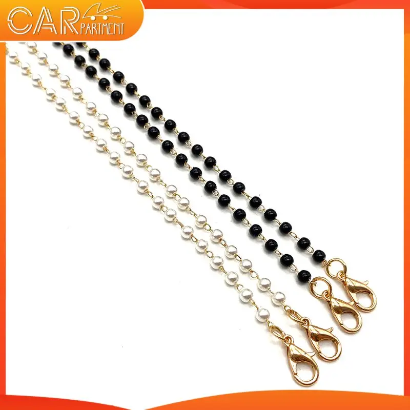 

Imitation Pearl Face Mask Lanyard Casual Eyeglasses Chain Traceless Adjustable Mask Hanging Rope Necklace Gift Sunglasses Cords