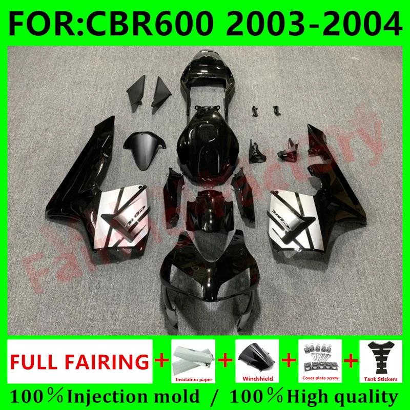 Новый комплект обтекателей для мотоцикла ABS для CBR600RR F5 2003 2004 CBR600 RR CBR 600RR 03 04 полный обтекатель для кузова черный серебристый
Новый комплект обтекателей для мотоцикла ABS для CBR600RR F5 2003 2004 CBR600 RR CBR 600RR 03 04 полный обтекатель для кузова черный серебристый