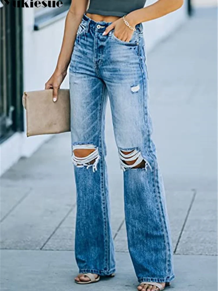 spring 2022 womens fashion high waist Women's ripped flare jeans baggy woman denim capris Pants jean mom jeans trousers
spring 2022 womens fashion high waist Women's ripped flare jeans baggy woman denim capris Pants jean mom jeans trousers