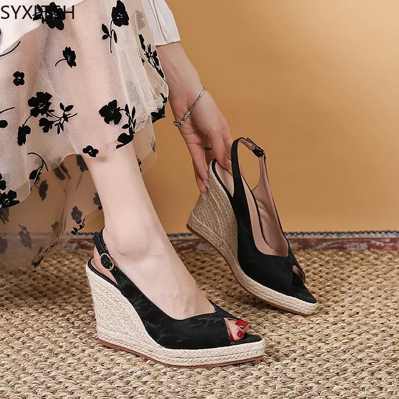 Sandals Women 2023 High Heels Sandals Luxury Designer Ladies Shoes Wedges Shoes for Women Pumps Women Shoes босоножки на каблуке
Sandals Women 2023 High Heels Sandals Luxury Designer Ladies Shoes Wedges Shoes for Women Pumps Women Shoes босоножки на каблуке