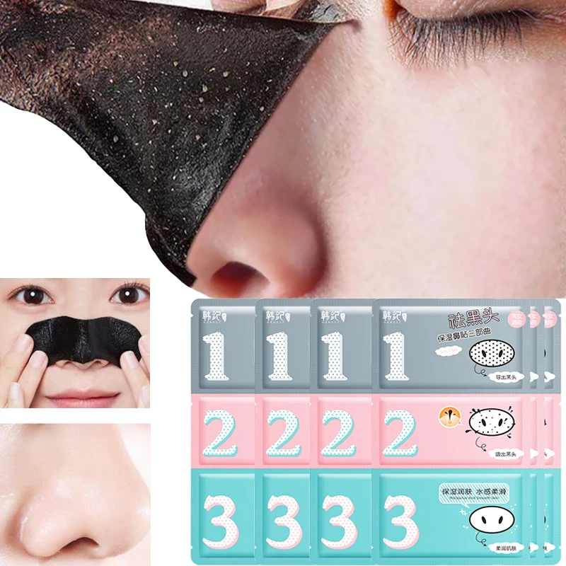 Three-step Nose Blackhead Remover Mask Deep Cleansing Skin Care Shrink Pore Acne Treatment Mask Nose Black Dots Pore Clean Strip
Three-step Nose Blackhead Remover Mask Deep Cleansing Skin Care Shrink Pore Acne Treatment Mask Nose Black Dots Pore Clean Strip