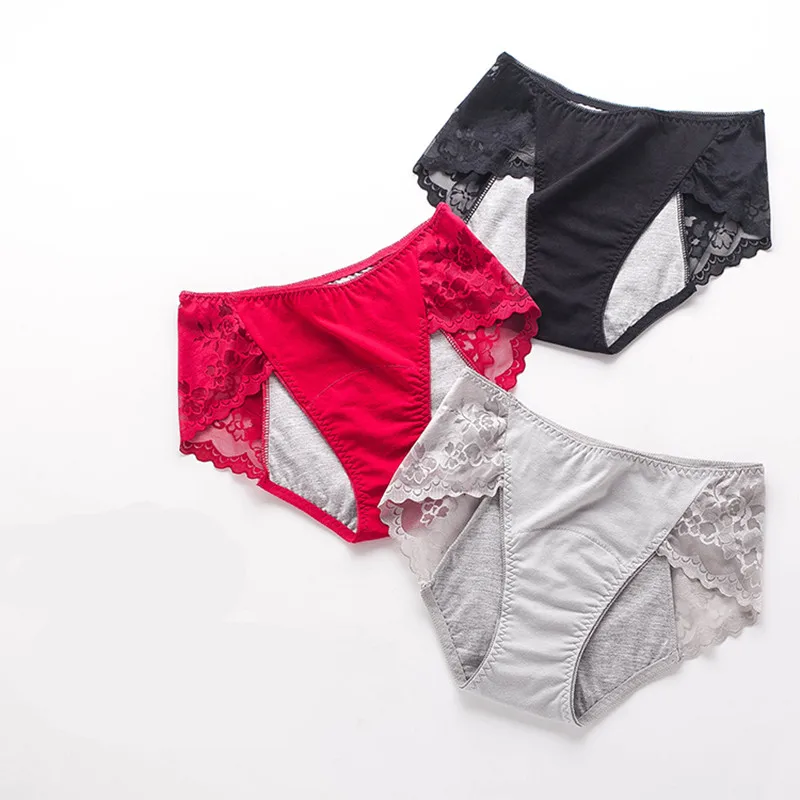 4Pcs Female Soft Solid Comfortable Cotton Section Lace Edge Aunt Pants Menstrual Period Anti-side Leakage Physiological Pants
4Pcs Female Soft Solid Comfortable Cotton Section Lace Edge Aunt Pants Menstrual Period Anti-side Leakage Physiological Pants