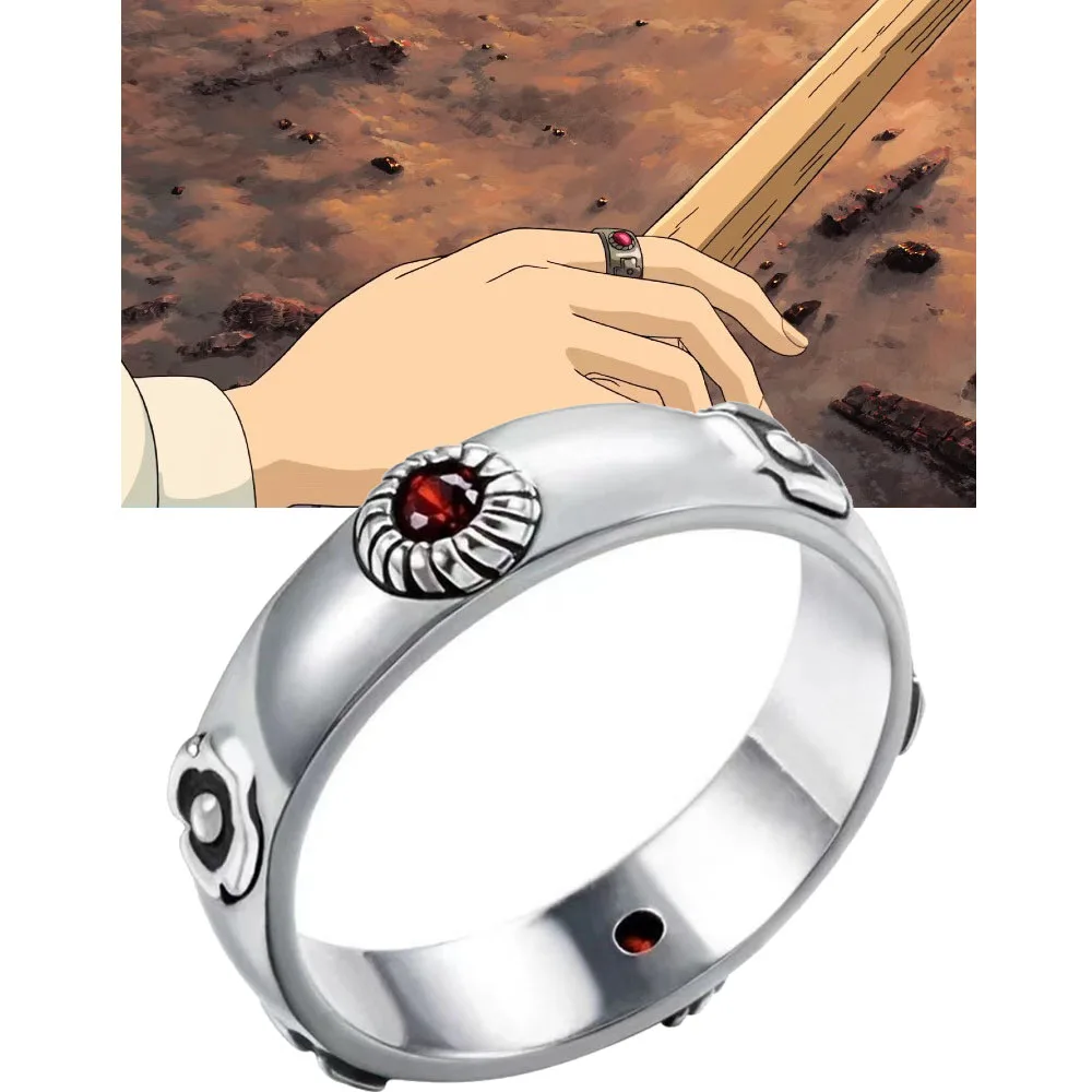 Hayao Miyazaki Howl's Moving Castle Ring Anime Cosplay Howl Sophie Adjustable Unisex Rings Metal Finger Decor Prop Accessories
Hayao Miyazaki Howl's Moving Castle Ring Anime Cosplay Howl Sophie Adjustable Unisex Rings Metal Finger Decor Prop Accessories