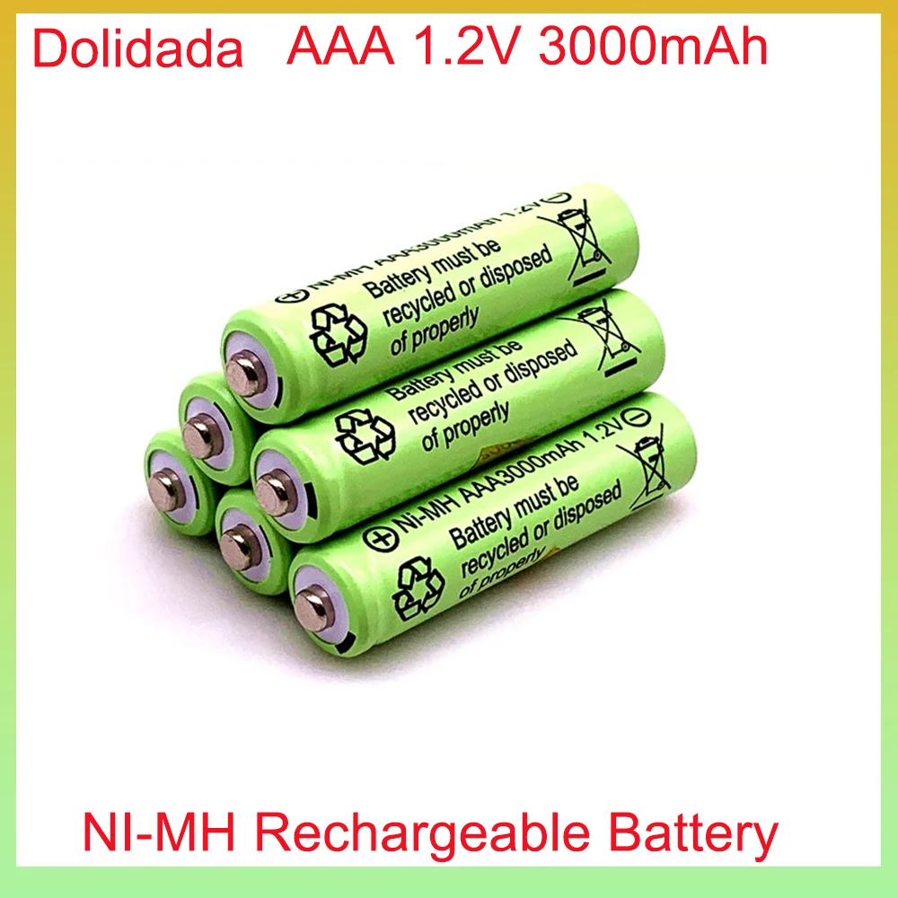 Original AAA 1.2V Ni-MH Rechargeable Battery 3000mah for Clock Remote Control Flashlight Toy Game Console MP3/MP4 Digital Camera 
Original AAA 1.2V Ni-MH Rechargeable Battery 3000mah for Clock Remote Control Flashlight Toy Game Console MP3/MP4 Digital Camera