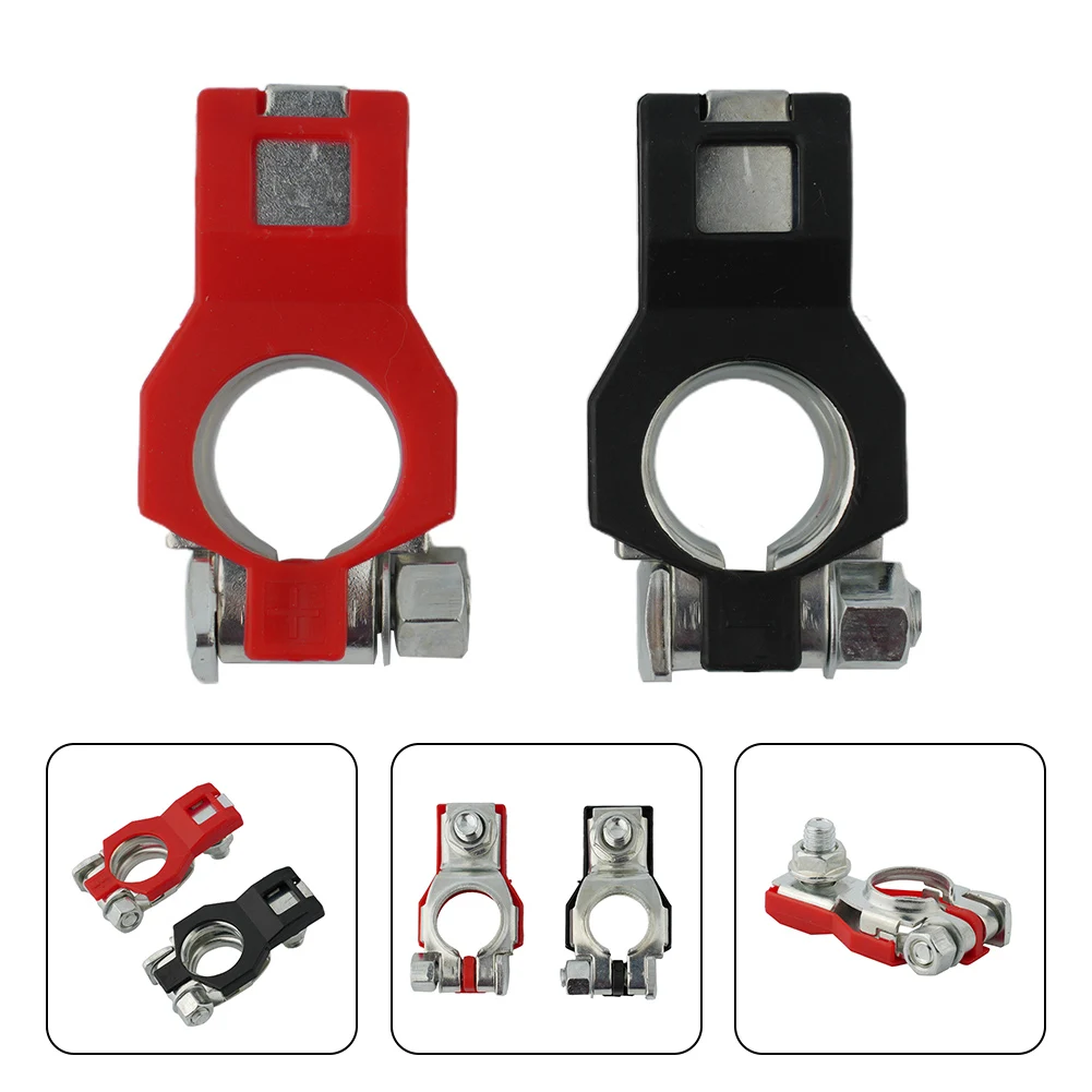 2Pcs Automotive Battery Terminal Clamp Clip Connector For 12V24V Positive Or Negative Battery Plates For Car Caravan Boat Auto
2Pcs Automotive Battery Terminal Clamp Clip Connector For 12V24V Positive Or Negative Battery Plates For Car Caravan Boat Auto