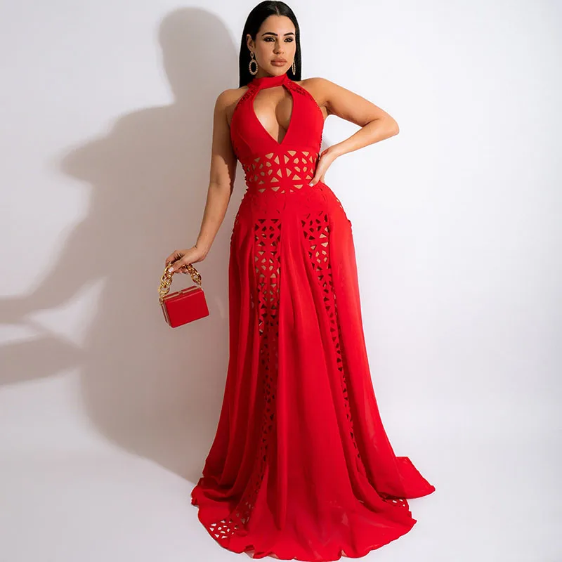 Sexy Hollow Out Long Evening Dresses for Women 2022 Elegant Night Club Party Dress Sleeveless Backless Wedding Dresses Vestidos
Sexy Hollow Out Long Evening Dresses for Women 2022 Elegant Night Club Party Dress Sleeveless Backless Wedding Dresses Vestidos