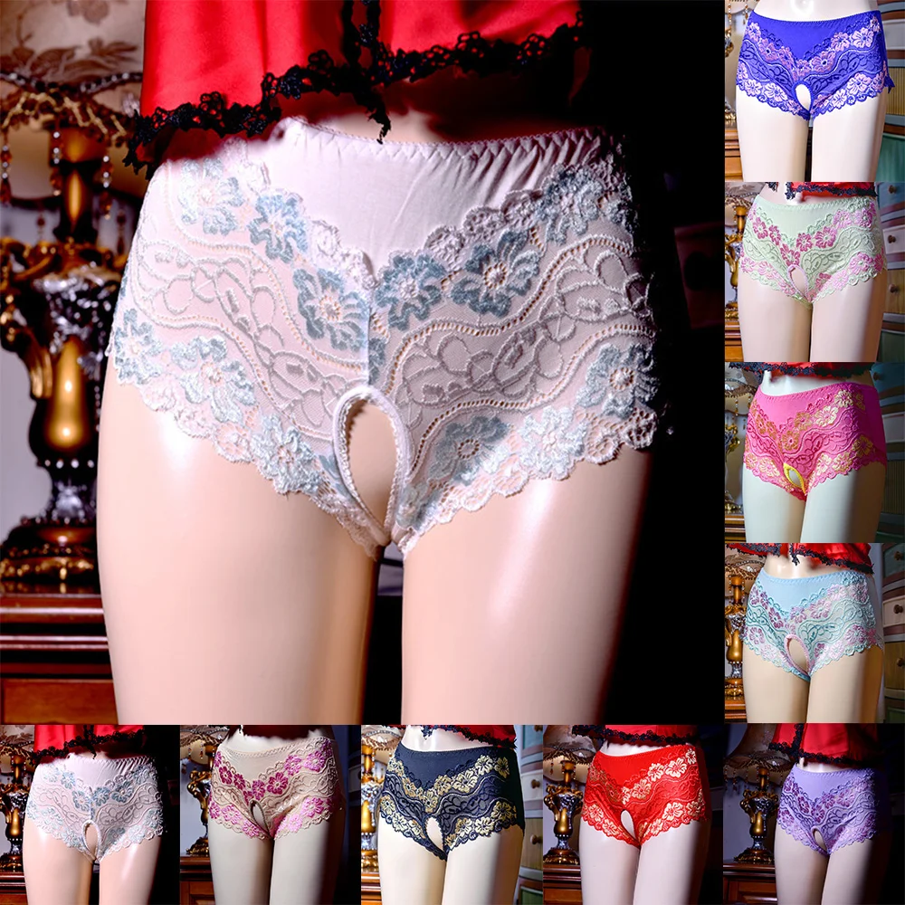 Fashion Sexy Lace Comfortable Underpants Open Crotch Hollow Triangle Low Waist Pantie Thong Ultra-thin Transparent Erotic Thong
Fashion Sexy Lace Comfortable Underpants Open Crotch Hollow Triangle Low Waist Pantie Thong Ultra-thin Transparent Erotic Thong