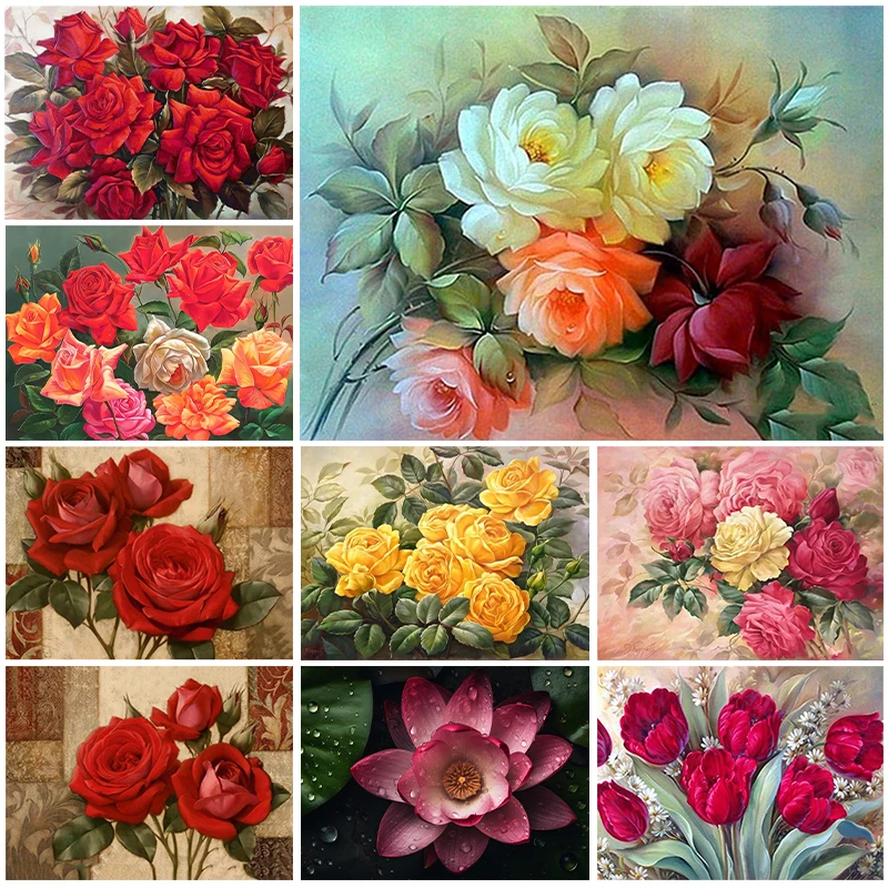 Flower 5D Diamond Painting Delicate Red Yellow Flowers Diamond Painting Inlaid Full Diamond Embroidery Painter's Home Decoration
Flower 5D Diamond Painting Delicate Red Yellow Flowers Diamond Painting Inlaid Full Diamond Embroidery Painter's Home Decoration