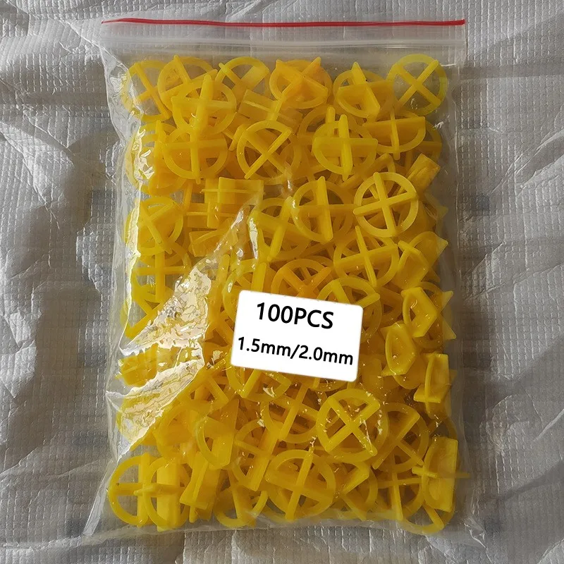 100Pcs Double Size Tile Cross WedgePositioning Leveling Recyclable Plastic Floor Wall Tile Gap Leveling System Construction Tool
100Pcs Double Size Tile Cross WedgePositioning Leveling Recyclable Plastic Floor Wall Tile Gap Leveling System Construction Tool