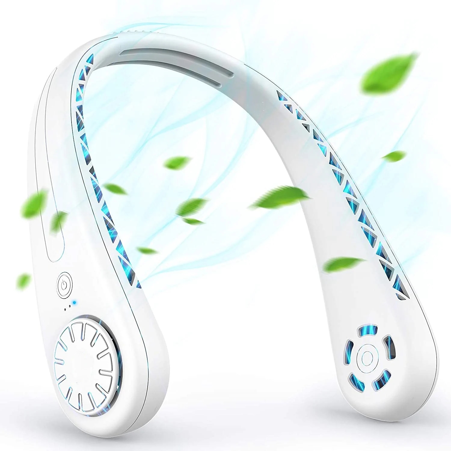 Portable Neck Fan Bladeless Cooling Personal Hands Free Around the Neck Fan with 3 Speeds and USB Rechargeable White
Portable Neck Fan Bladeless Cooling Personal Hands Free Around the Neck Fan with 3 Speeds and USB Rechargeable White