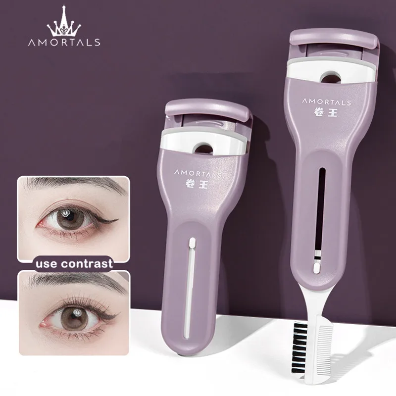 

Amortals Wide-angle Partial Eyelash Curler Set Segmented Curling Long Lasting Portable Eye Lash Curlers With Comb