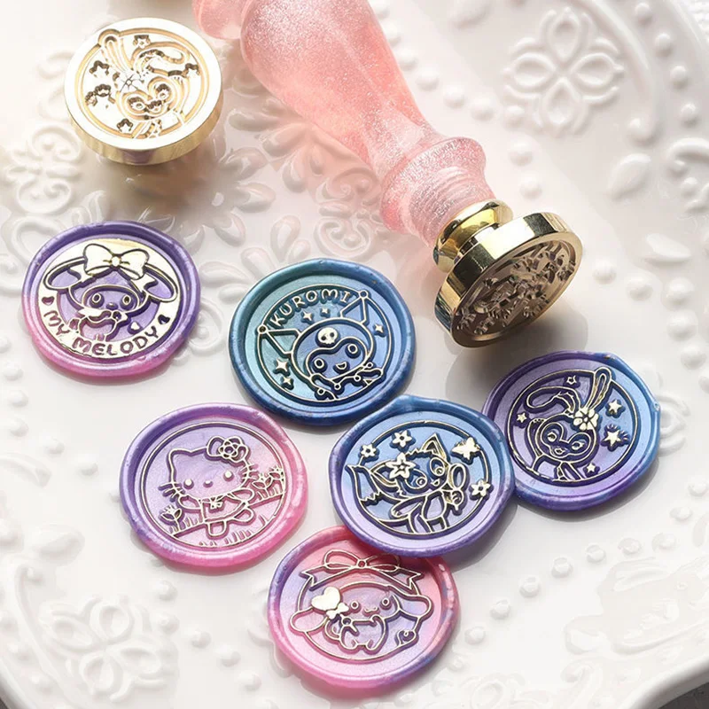 Kawaii Cartoon Sanrio Hello Kitty Kuromi My Melody Cinnamonroll Fire Paint Stamp Cute Girls DIY Envelope Sealing Tool Gift
Kawaii Cartoon Sanrio Hello Kitty Kuromi My Melody Cinnamonroll Fire Paint Stamp Cute Girls DIY Envelope Sealing Tool Gift