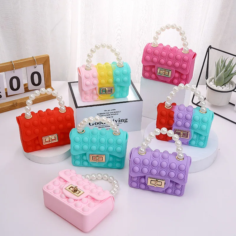 Cute Handbag for Girls Rat Killing Pioneer Coin Wallet Mini Decompression Bubble Children Bag Chain Small Purse Women Silicone
Cute Handbag for Girls Rat Killing Pioneer Coin Wallet Mini Decompression Bubble Children Bag Chain Small Purse Women Silicone