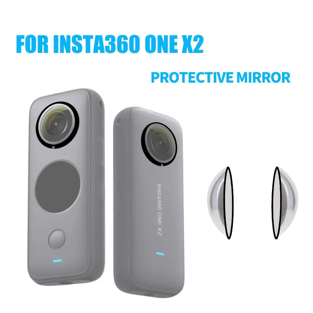 

For Insta360 ONE X2 Sticky Lens Guards Dual-Lens 360 Mod For Insta 360 ONE X2 Protector Accessories New Anti-Scratch