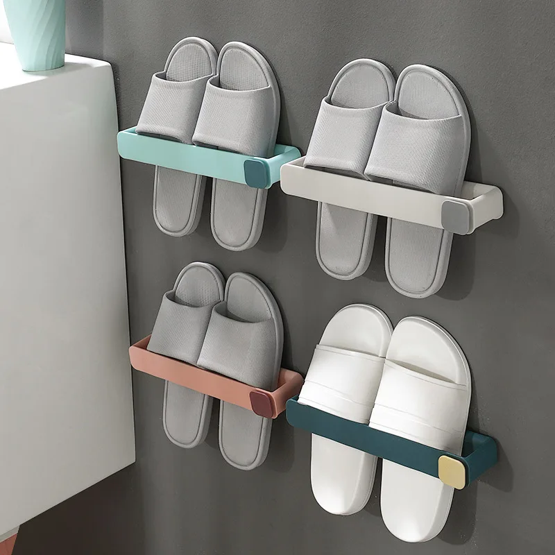 Slipper Rack Bathroom Towel Rack Multi-Functional Wall Hanging Folding Storage Rack Non Perforated Installation Storage Rack
Slipper Rack Bathroom Towel Rack Multi-Functional Wall Hanging Folding Storage Rack Non Perforated Installation Storage Rack