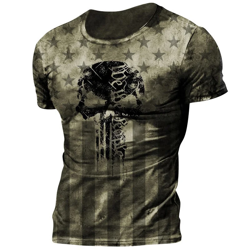 Vintage T-shirts For Men 3D Skull Print Top Fashion Short Sleeve O-neck Oversized T Shirt Male Clothes Camiseta Free Shipping
Vintage T-shirts For Men 3D Skull Print Top Fashion Short Sleeve O-neck Oversized T Shirt Male Clothes Camiseta Free Shipping