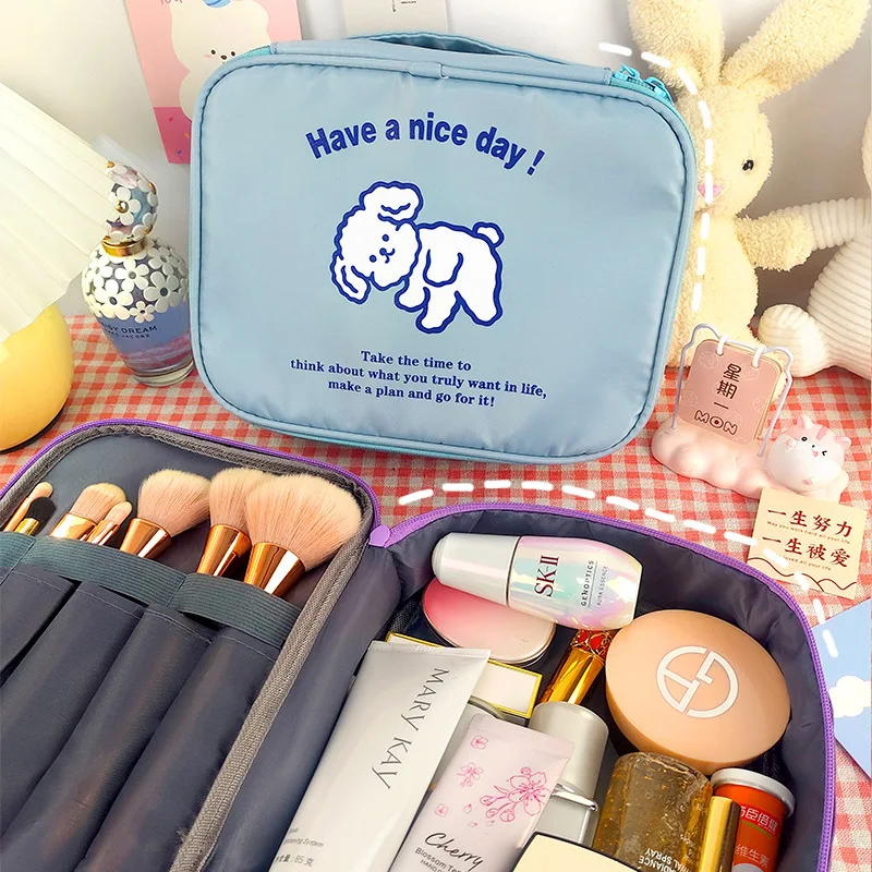 Factory Supply Cartoon Cute Large Capacity Cosmetic Bag Korea Ins Kawaii Creative Makeup Storage Bag Portable Wash Bag Kawaii
Factory Supply Cartoon Cute Large Capacity Cosmetic Bag Korea Ins Kawaii Creative Makeup Storage Bag Portable Wash Bag Kawaii