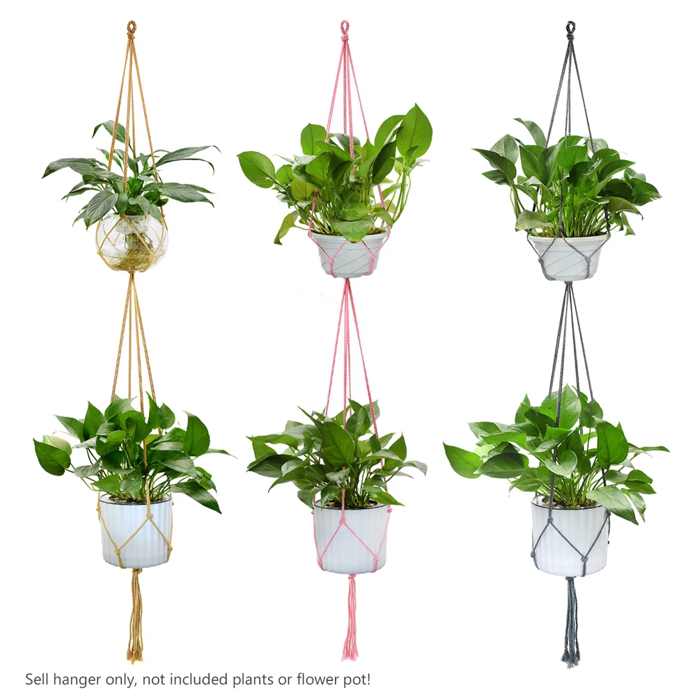 2Pcs Garden Pots Planters Macrame Plant Hanger Double Layers Basket Hanger Colorful Rope Garden Handmade Hanging Net Flowerpot
2Pcs Garden Pots Planters Macrame Plant Hanger Double Layers Basket Hanger Colorful Rope Garden Handmade Hanging Net Flowerpot