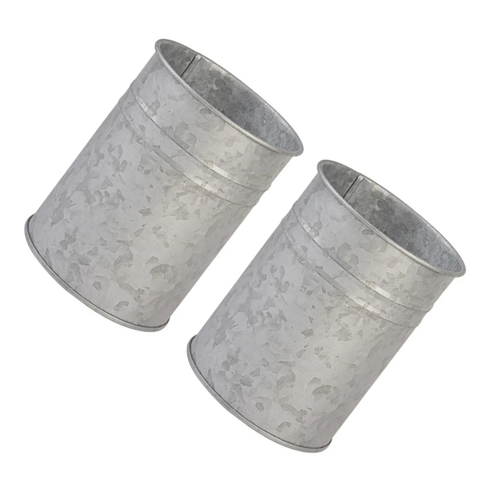 2pcs Pen Case Flowerpot Iron Bucket Flower Bucket Home Decor Flower Container
2pcs Pen Case Flowerpot Iron Bucket Flower Bucket Home Decor Flower Container