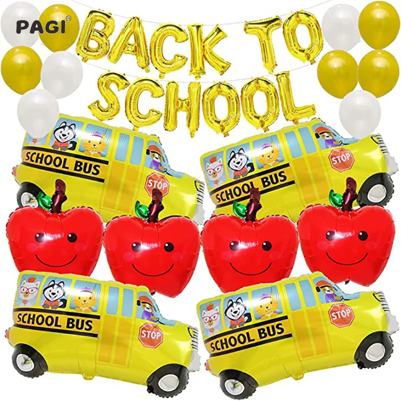 Back to School Foil Balloons Aluminum Film Colorful Balloon For Kid Banner School Opening Season Latex Balloon Party Decoration
Back to School Foil Balloons Aluminum Film Colorful Balloon For Kid Banner School Opening Season Latex Balloon Party Decoration