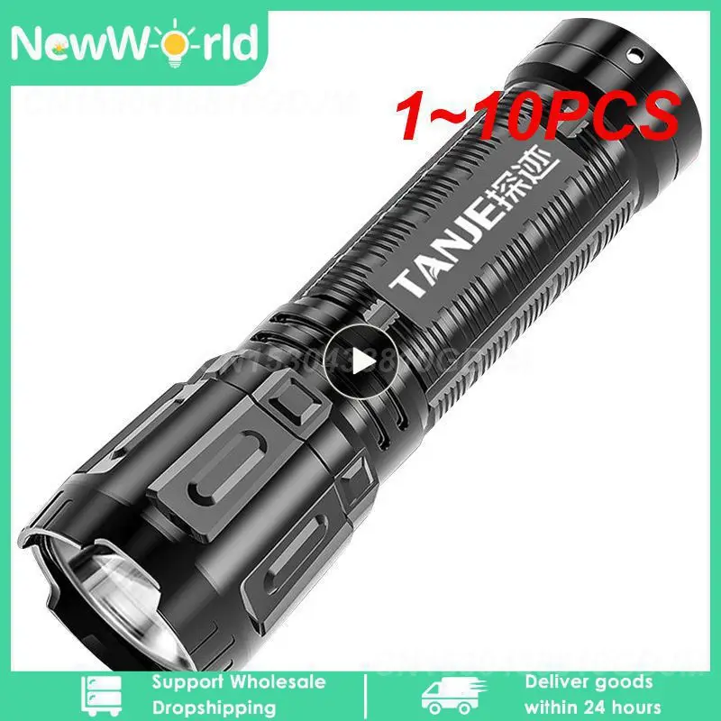 1~10PCS Ultra Bright Flashlight ABS Strong Light Focusing Led Flash Light Rechargeable Zoom Xenon Forces Outdoor Multi-function
1~10PCS Ultra Bright Flashlight ABS Strong Light Focusing Led Flash Light Rechargeable Zoom Xenon Forces Outdoor Multi-function