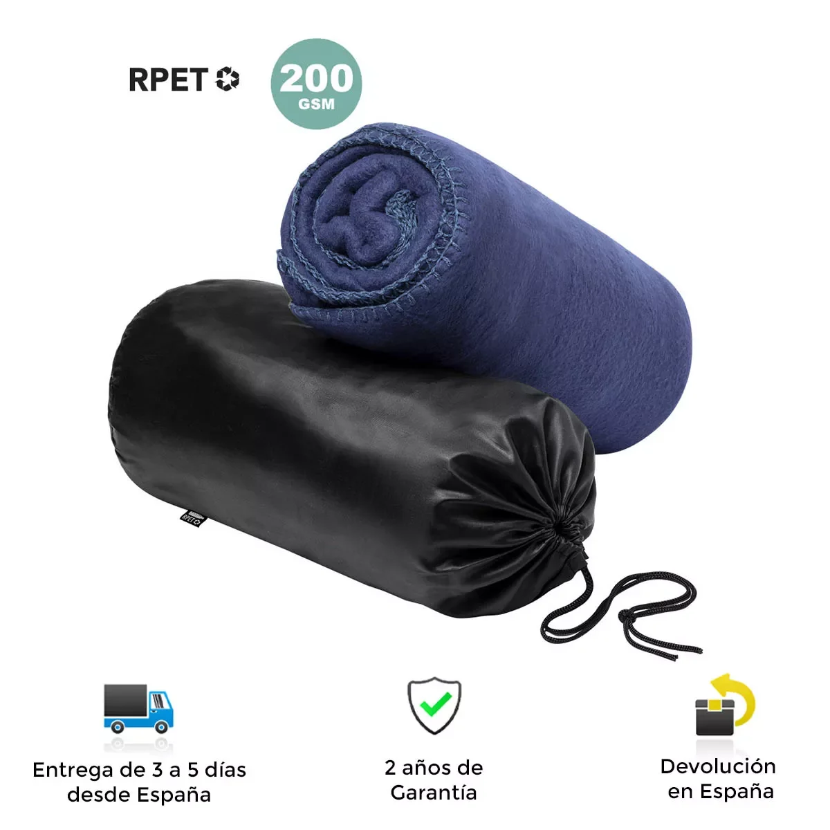 Fleece blanket, 120x150cm, fleece RPET 200g/m2, comfortable, soft, heat, tough, sustainable, washable, cover, easy transport, fl
Fleece blanket, 120x150cm, fleece RPET 200g/m2, comfortable, soft, heat, tough, sustainable, washable, cover, easy transport, fl