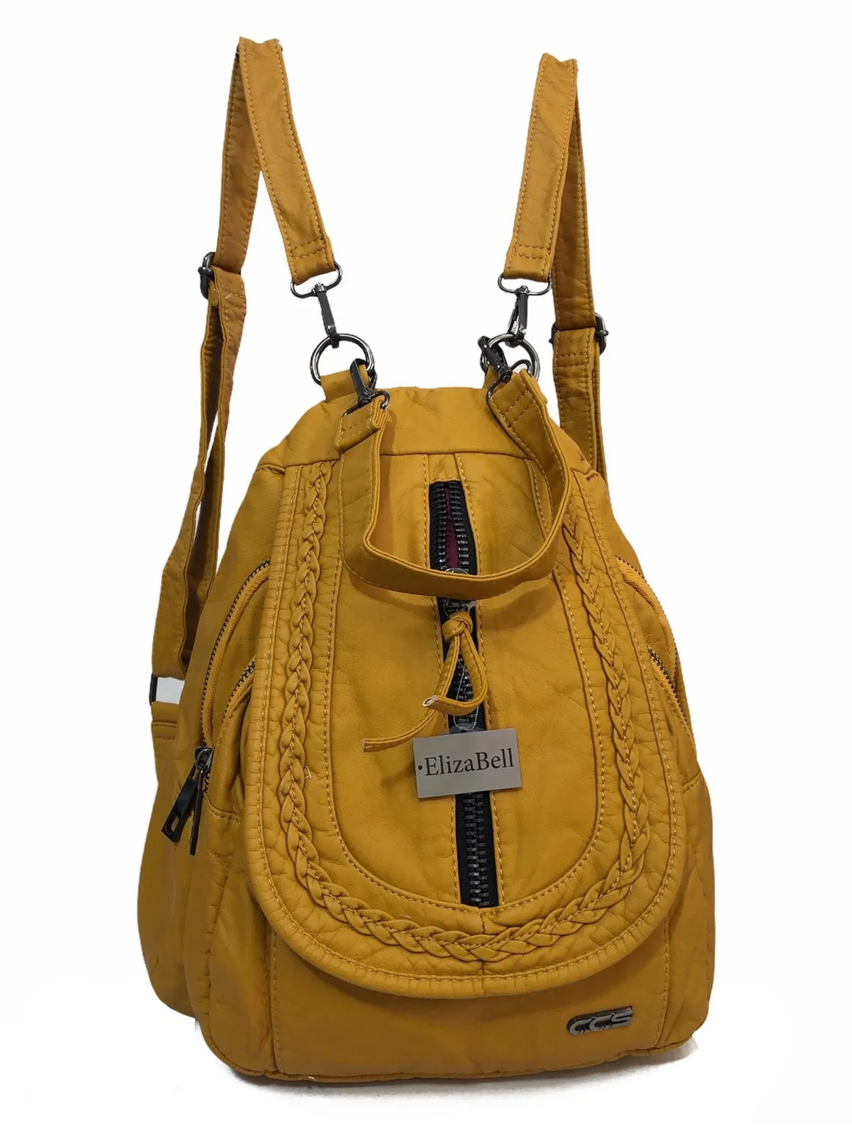 Soft soft leather women backpack and shoulder strap medium size 30 cm28cm Yellow color
Soft soft leather women backpack and shoulder strap medium size 30 cm28cm Yellow color
