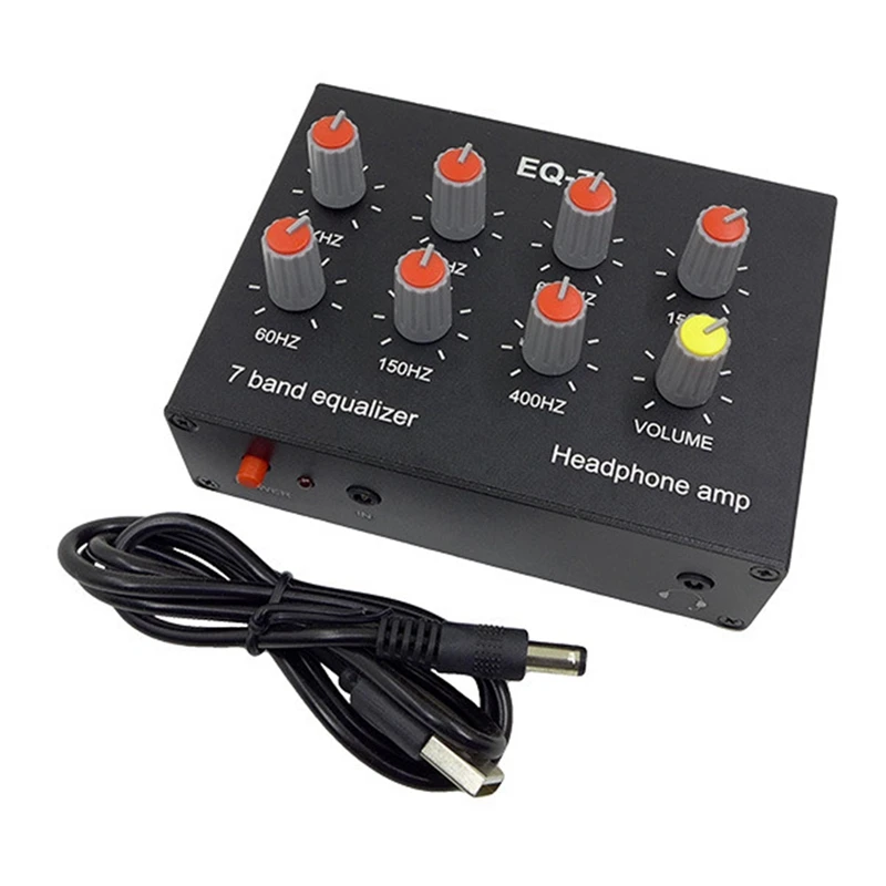 7-Segment Equalizer Tone Treble Bass Adjustment Mobile Computer Game Audio Headset Ear Amplifier Sound Signal Amplifier
7-Segment Equalizer Tone Treble Bass Adjustment Mobile Computer Game Audio Headset Ear Amplifier Sound Signal Amplifier