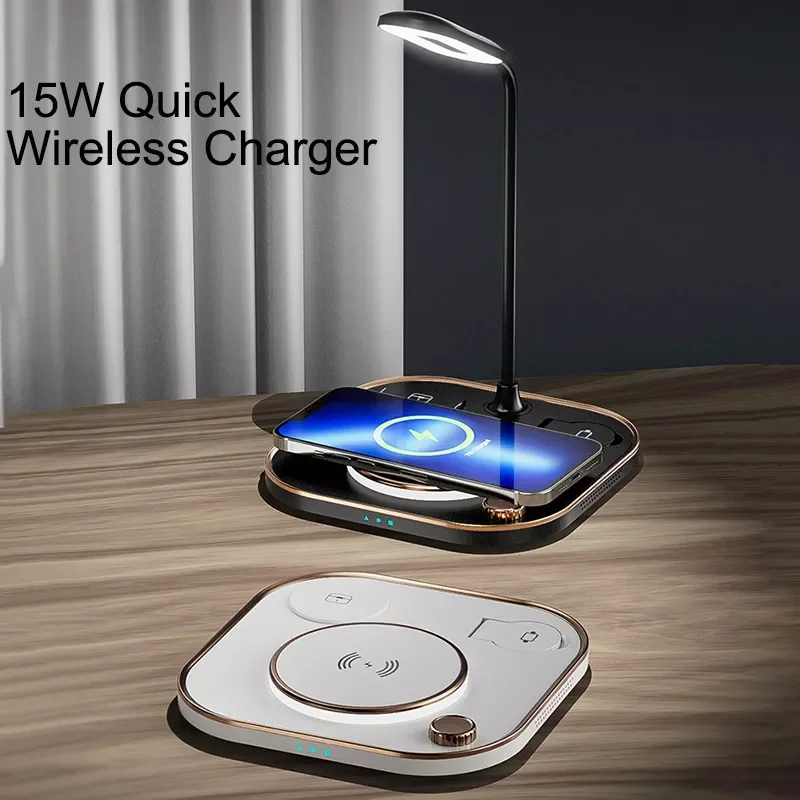 15W 3 In 1 Quick Wireless Charger Desk Lamp Wireless Fast Charging for Iphone13 12 11 Huawei Xiaomi Samsung Mobile Phone Charger
15W 3 In 1 Quick Wireless Charger Desk Lamp Wireless Fast Charging for Iphone13 12 11 Huawei Xiaomi Samsung Mobile Phone Charger